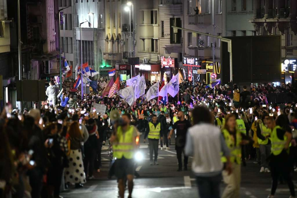 MUP Srbije: Tijekom okupljanja studenata 31.000 ljudi, dvije osobe uhićene